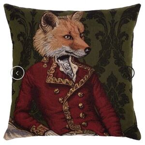 Fox Tapestry Throw Pillow hines new without tag
Sir Francis Fox, 17 in.²